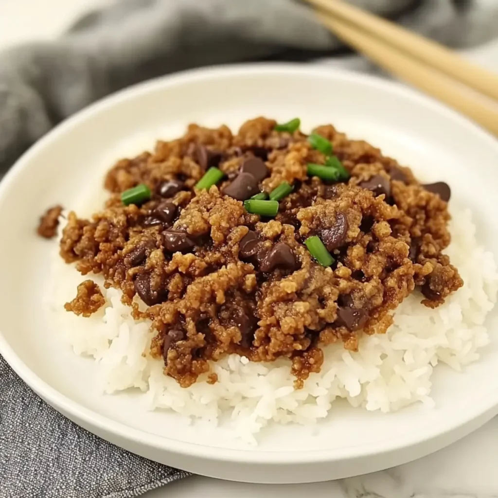 Korean Ground Beef Bowl