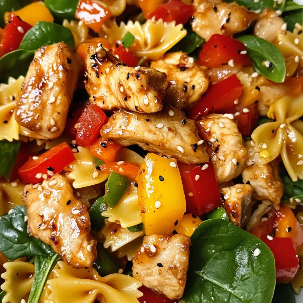 Teriyaki Chicken Pasta Salad