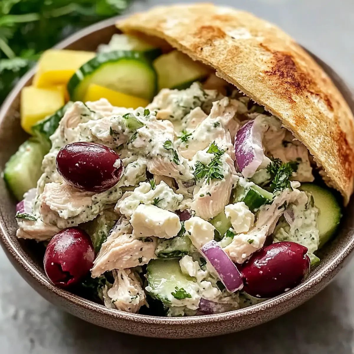 Tzatziki Chicken Salad Recipe