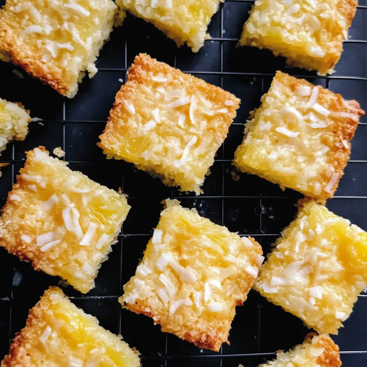 Coconut Pineapple Squares