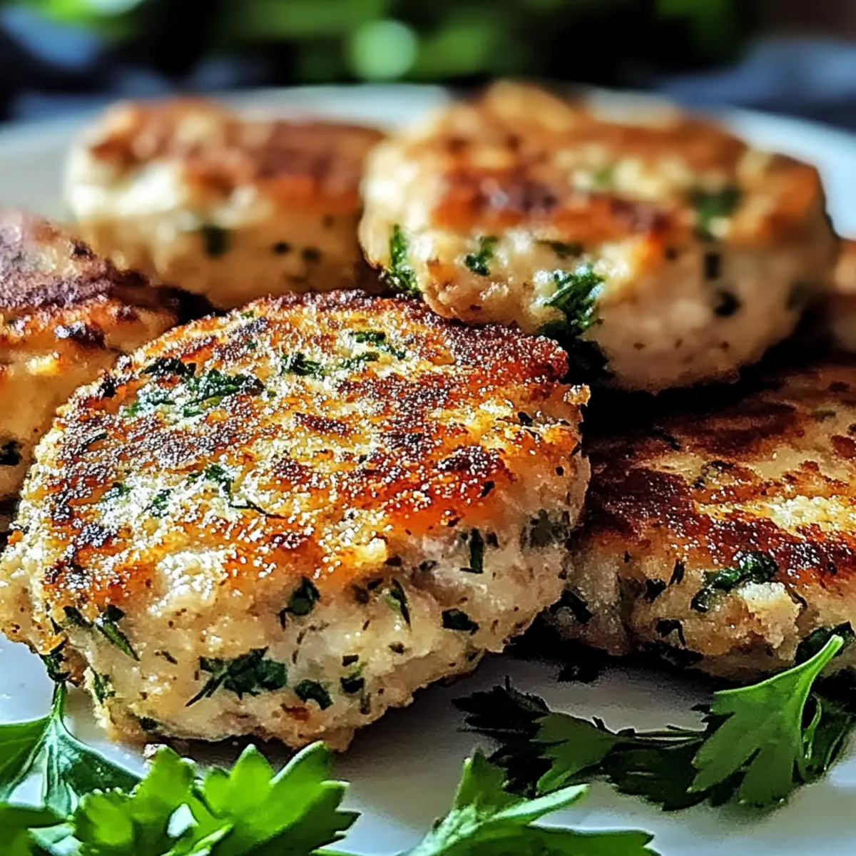 Mediterranean Chicken Patties