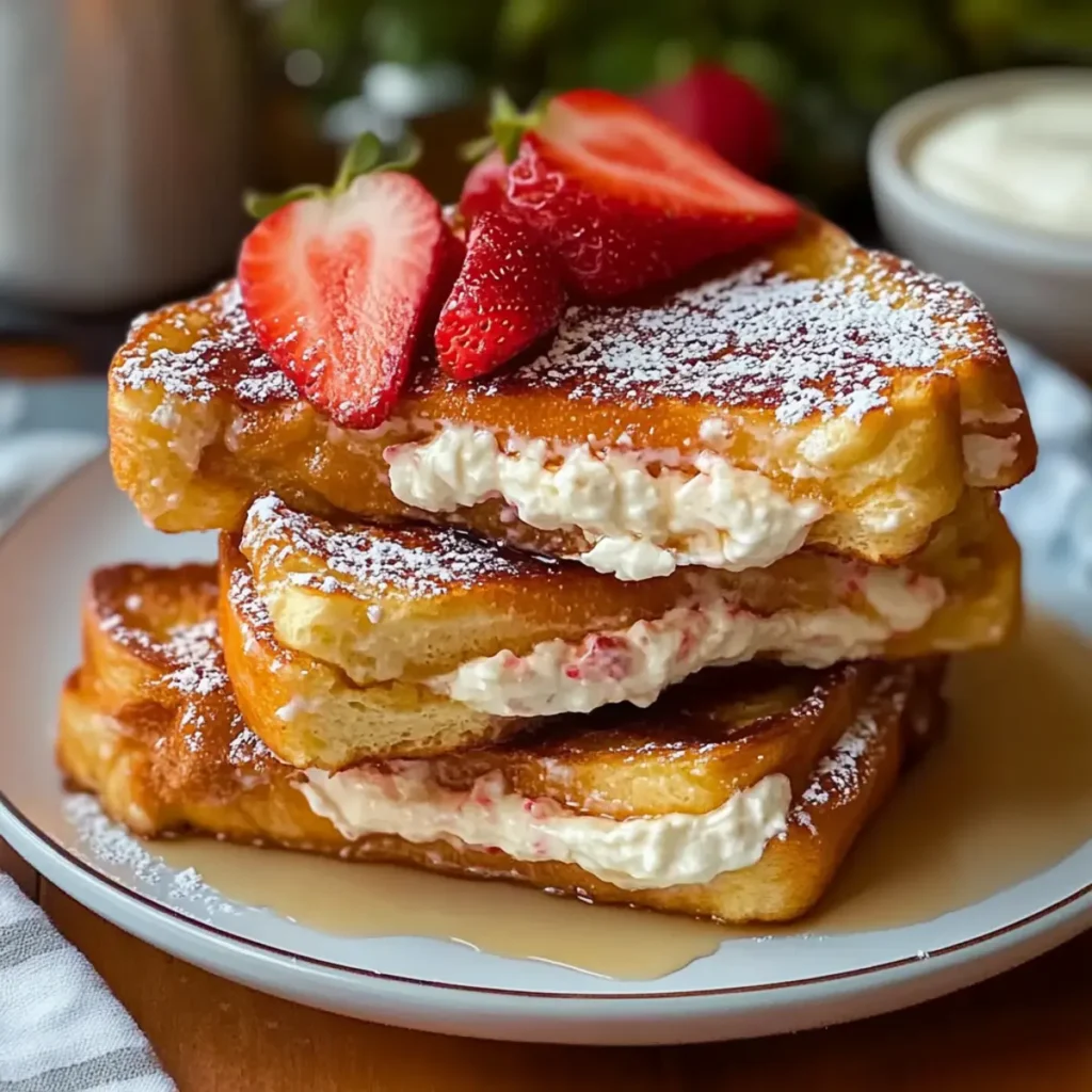 Cream Cheese Stuffed French Toast