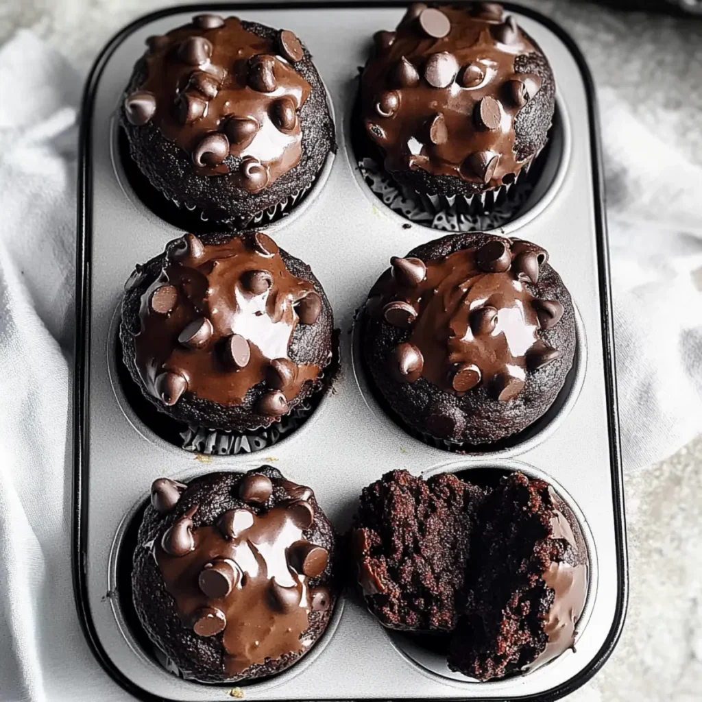 Double Chocolate Espresso Muffins