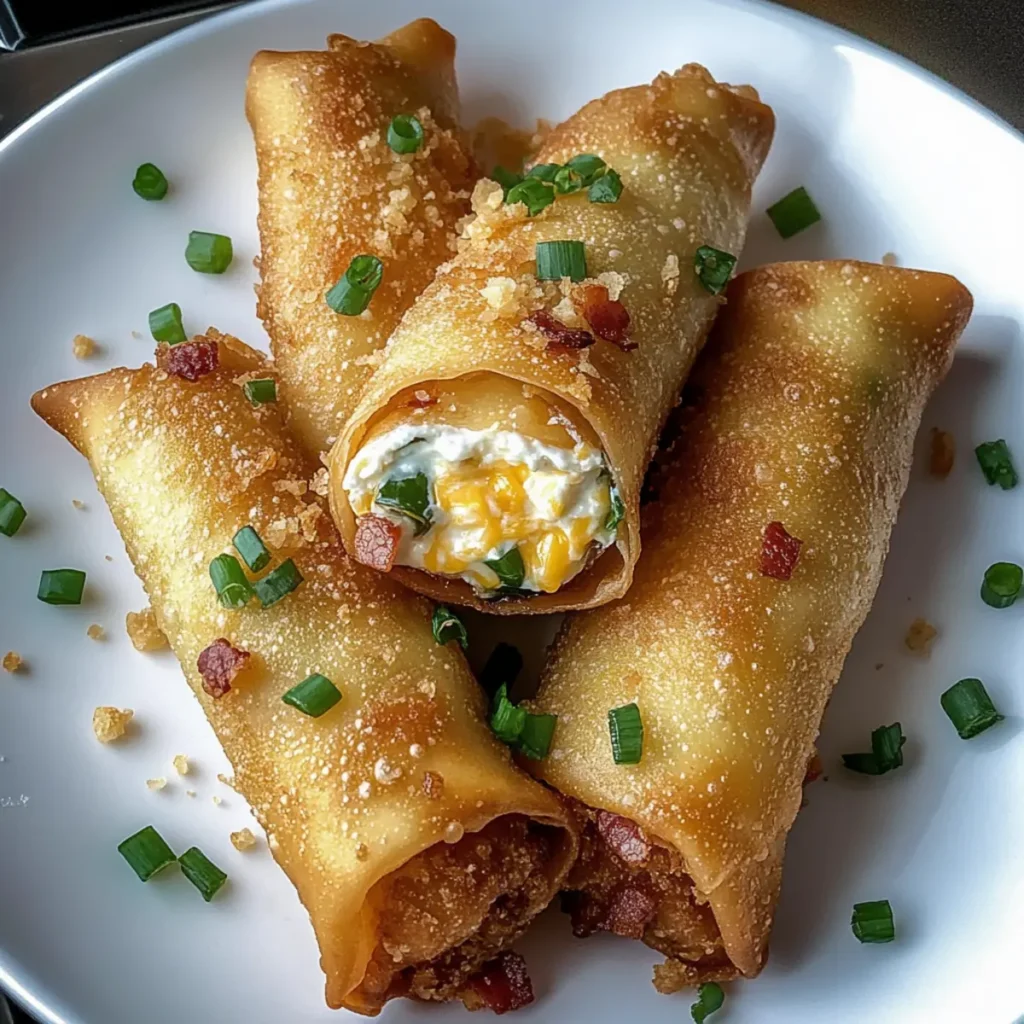 Bacon Jalapeño Popper Eggrolls