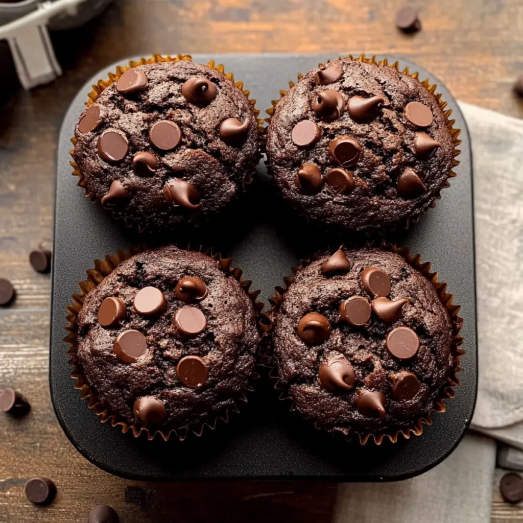 Double Chocolate Muffins