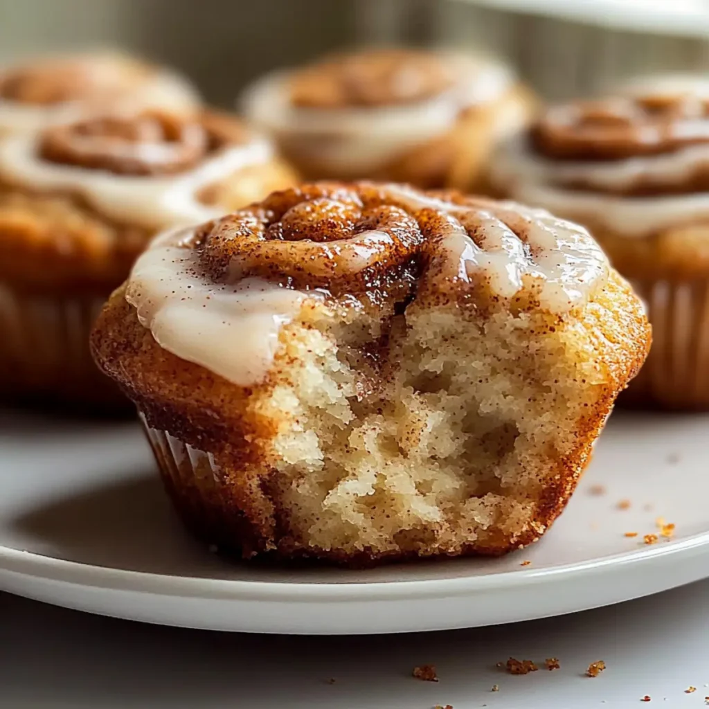Cinnamon Roll Protein Muffins