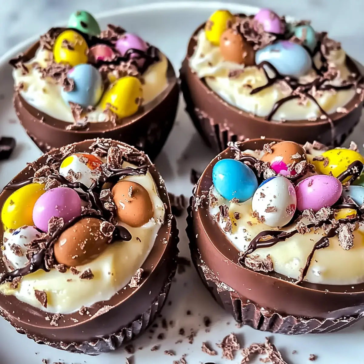 No-Bake Easter Egg Cheesecake