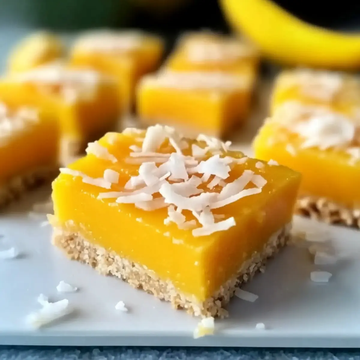 Mango Coconut Bars
