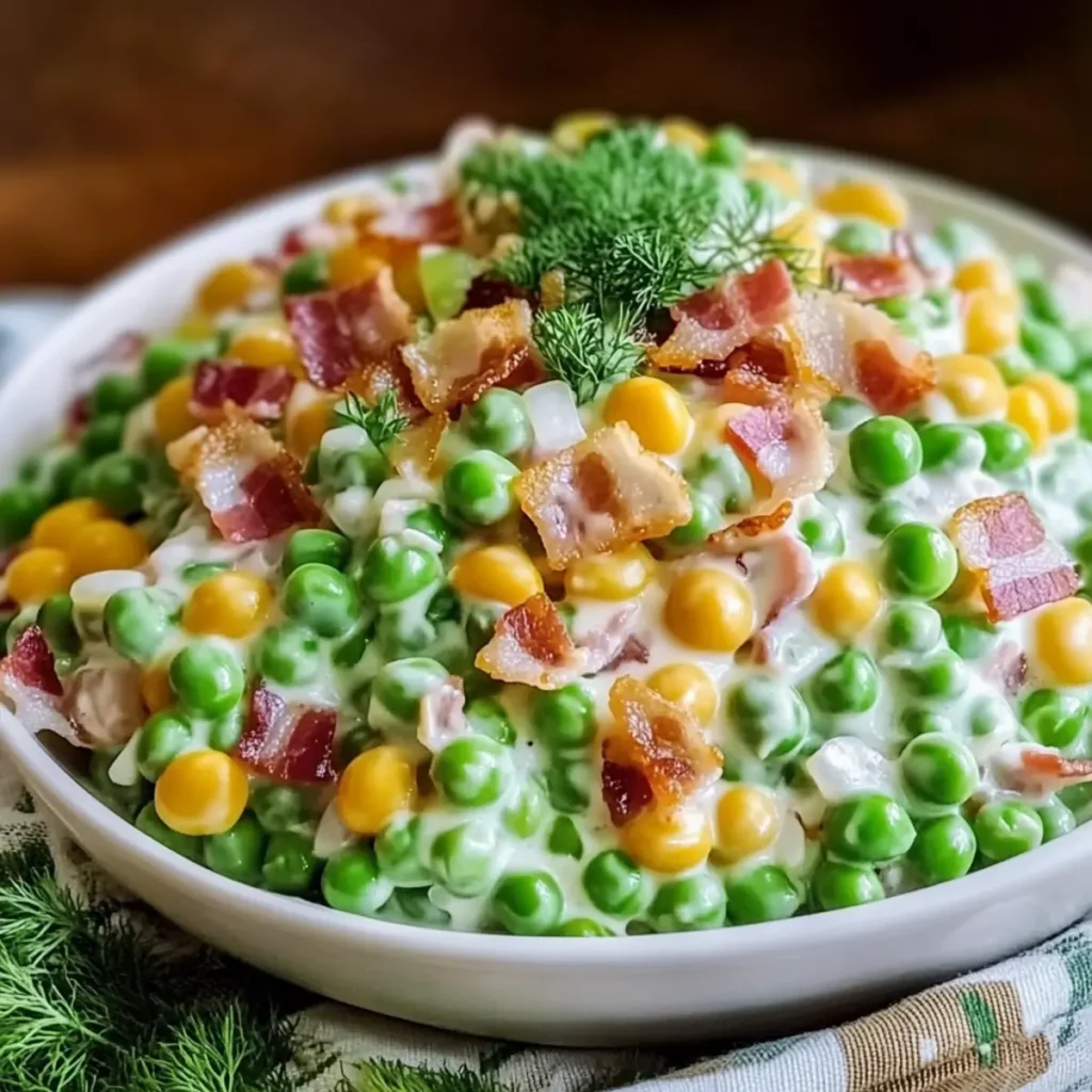 Old Fashioned Pea Salad