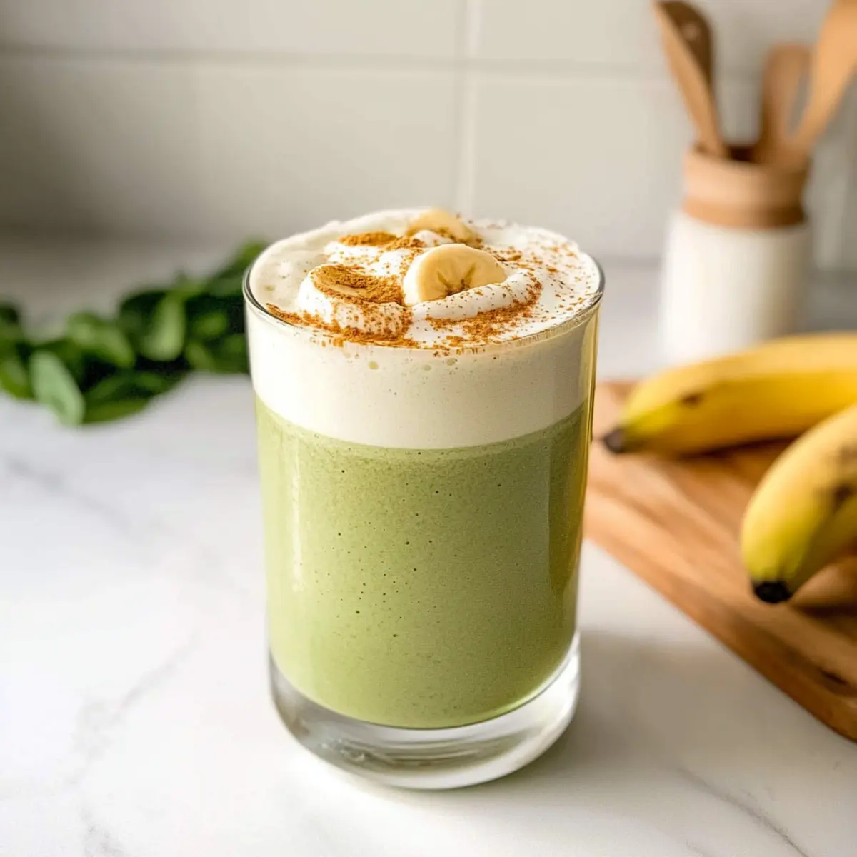 Iced Banana Bread Matcha