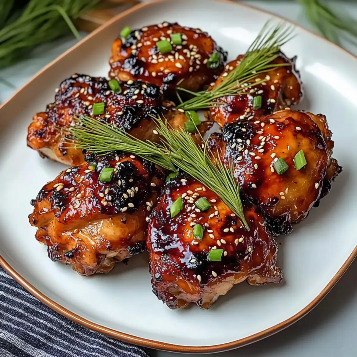 Japanese BBQ Chicken Thighs