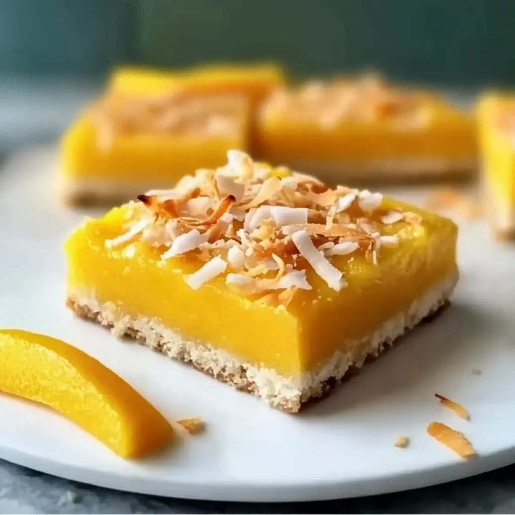 Mango Coconut Bars