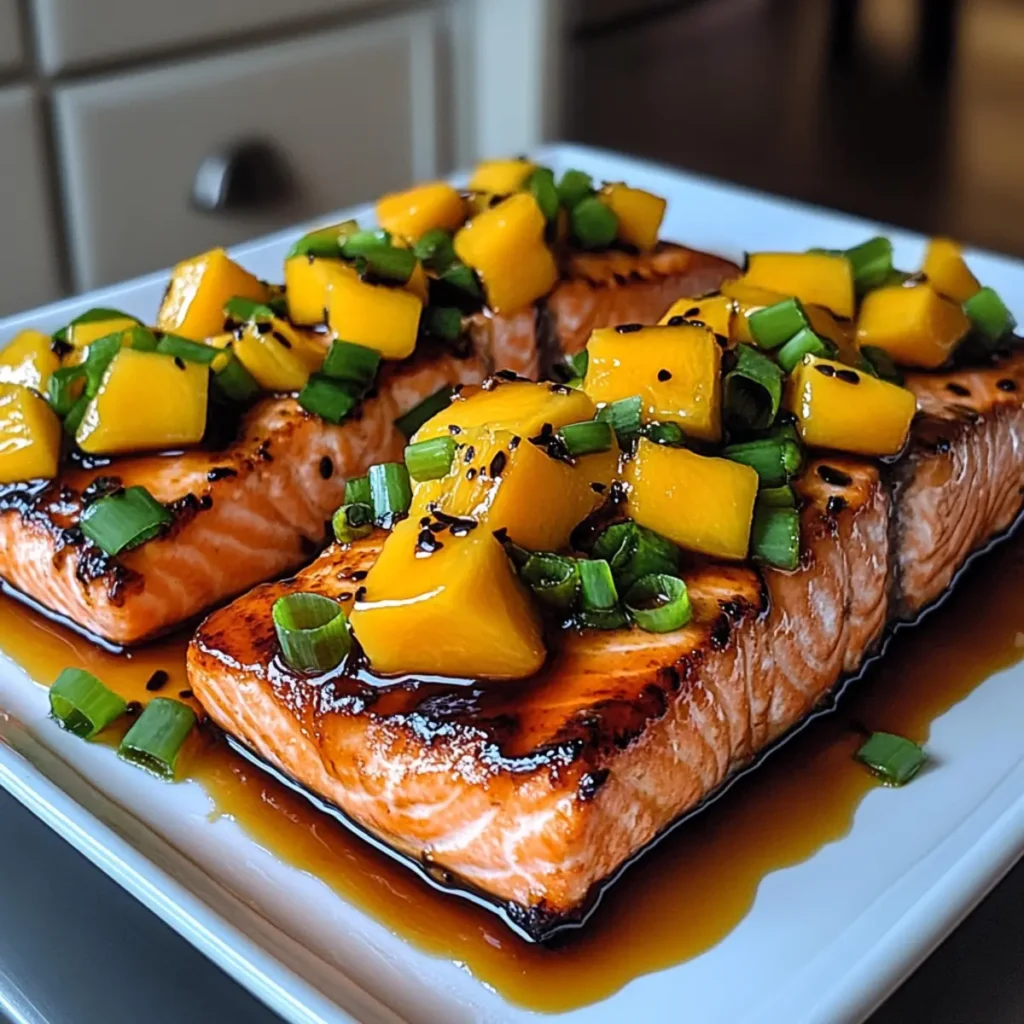 Mango Teriyaki Salmon