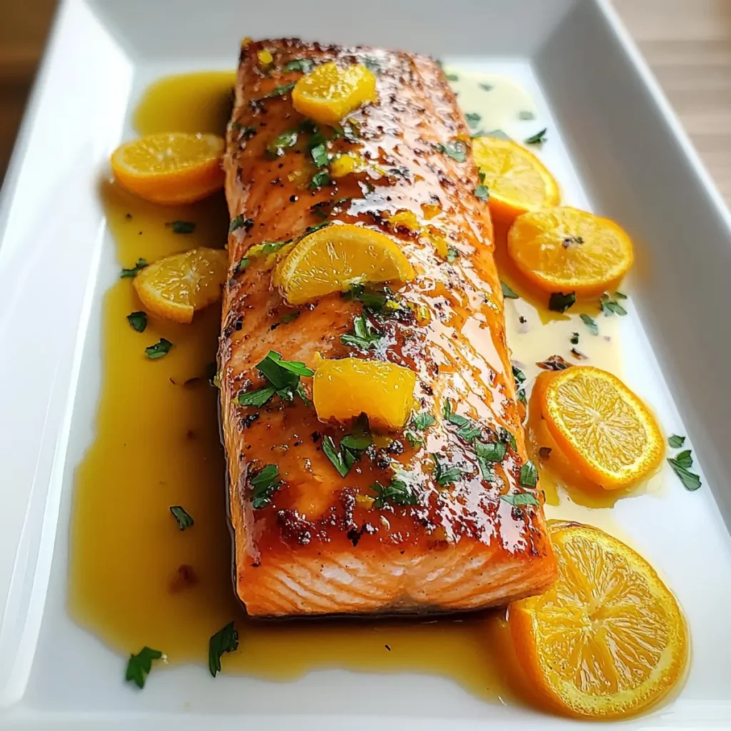 Orange Glazed Salmon