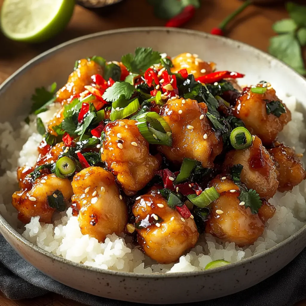 Sweet and Spicy Thai Chicken