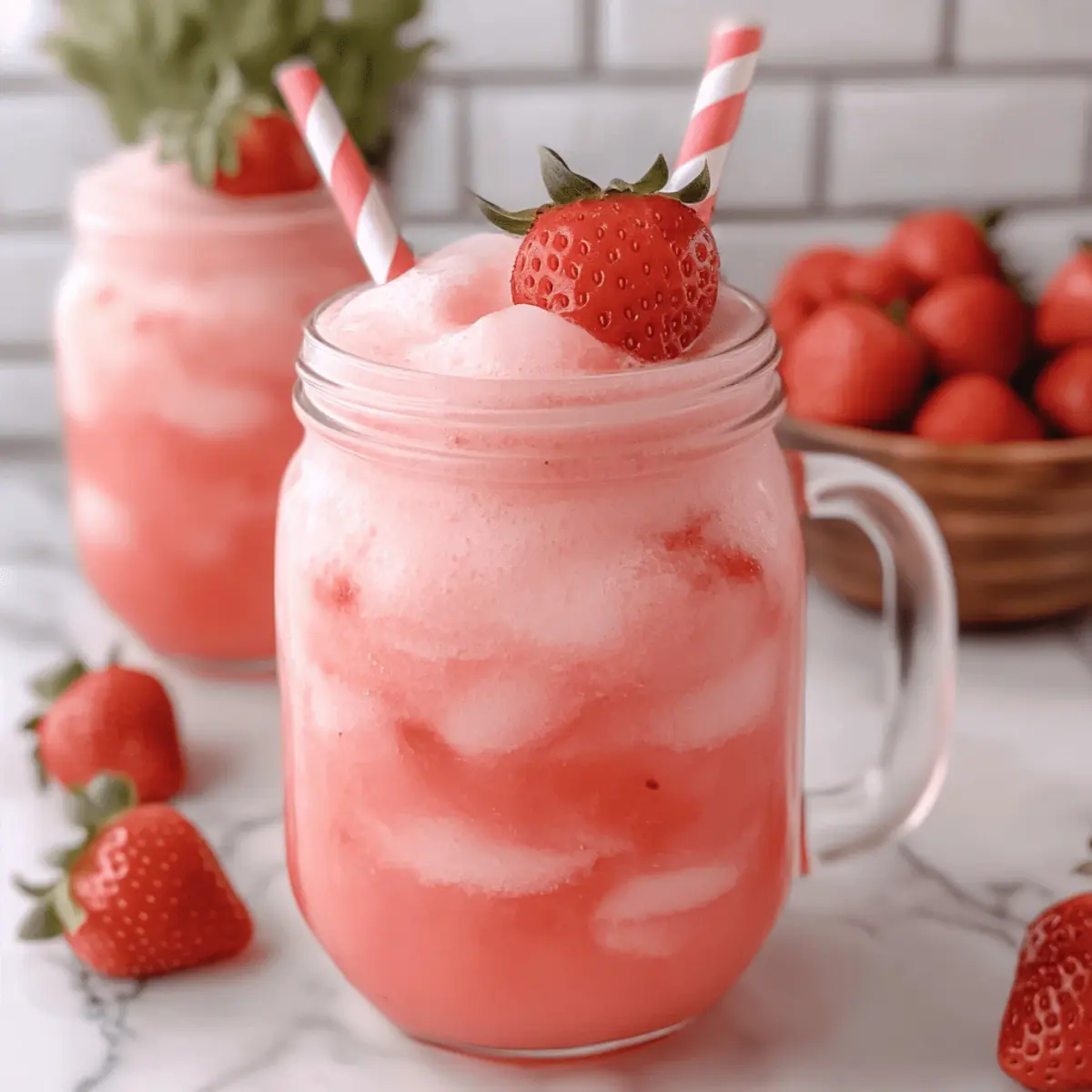 Coconut Strawberry Refresher
