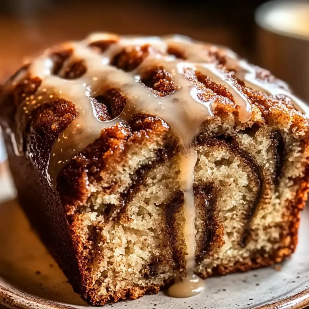 Cinnamon Roll Banana Bread