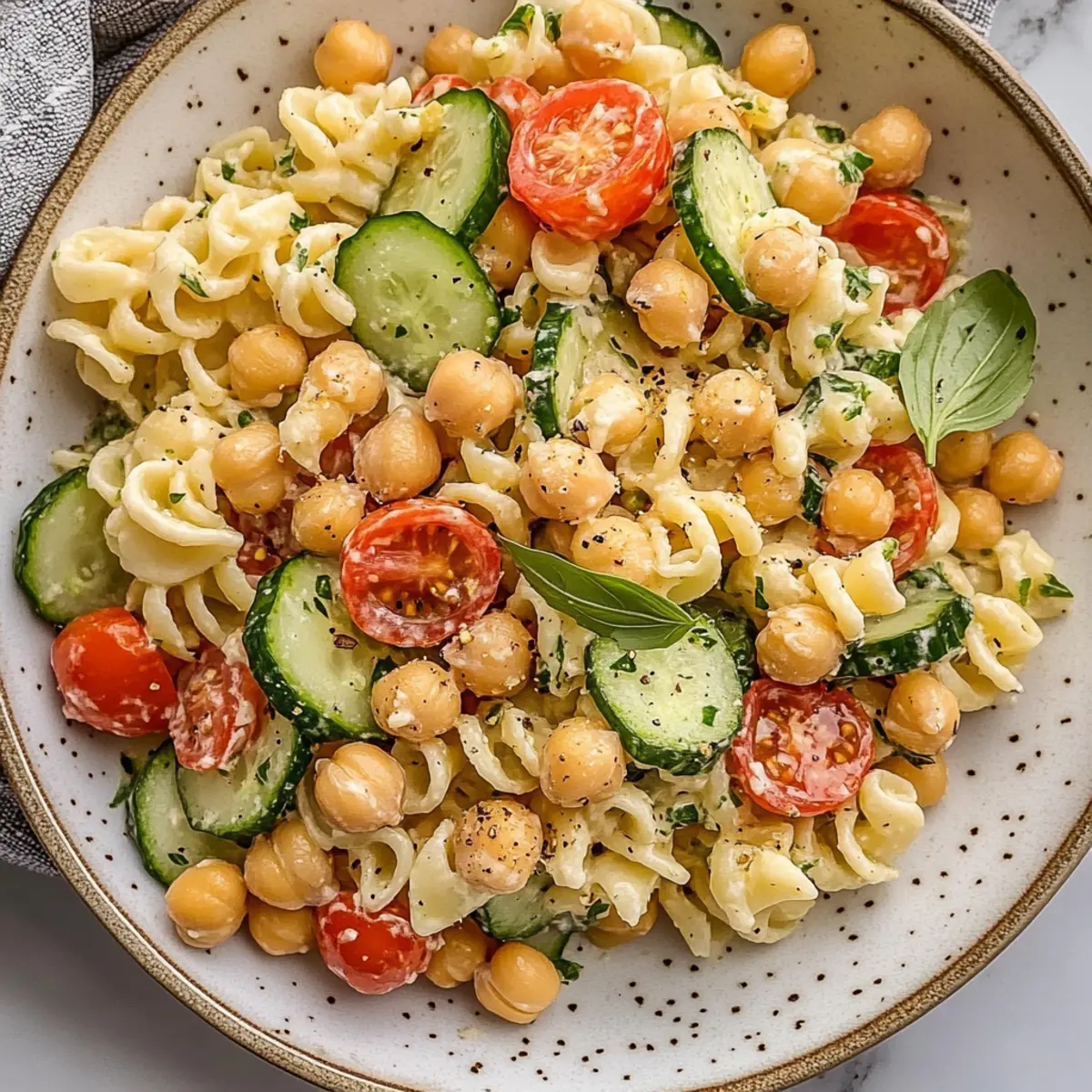 Chickpea Pasta Salad