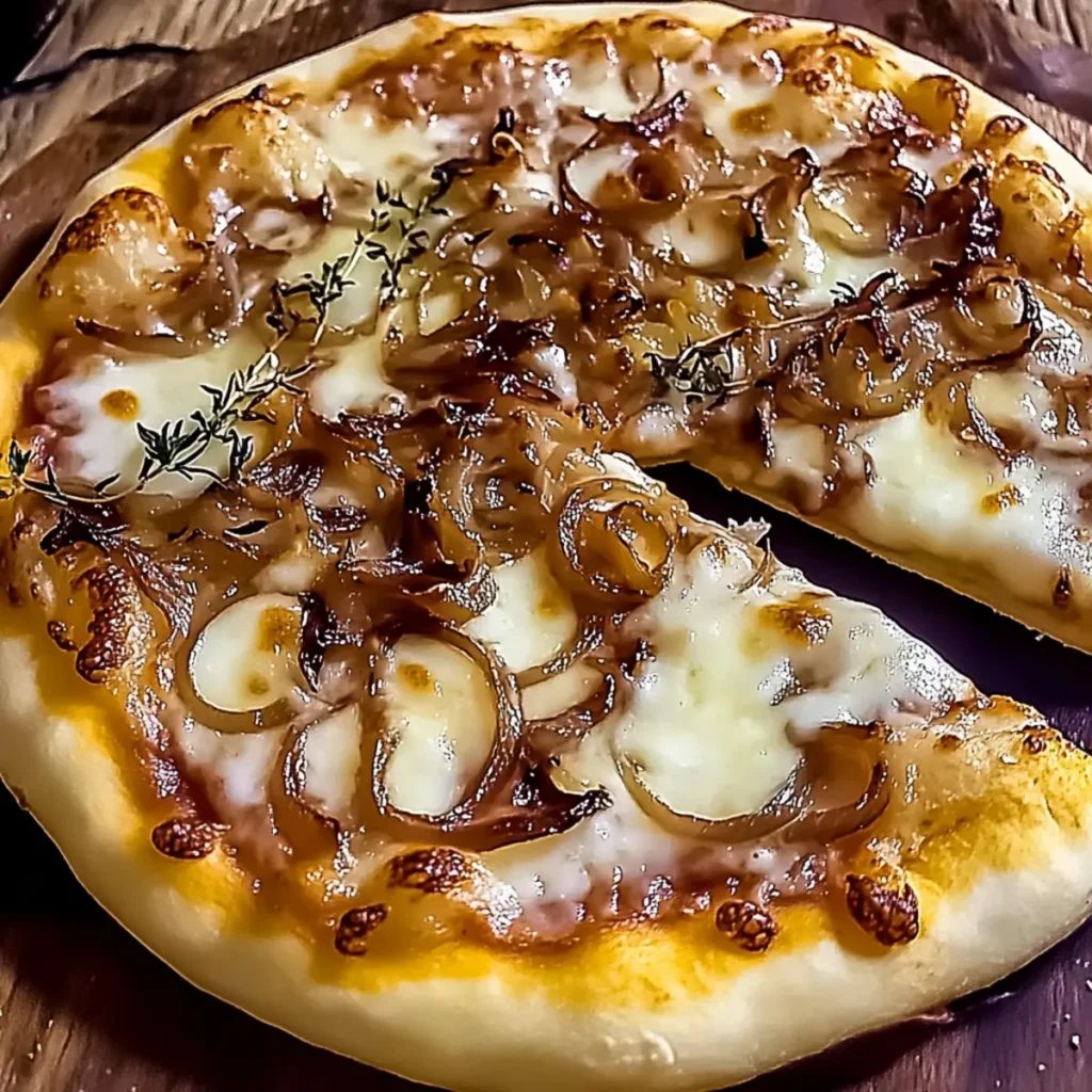 Homemade French Onion Pizza