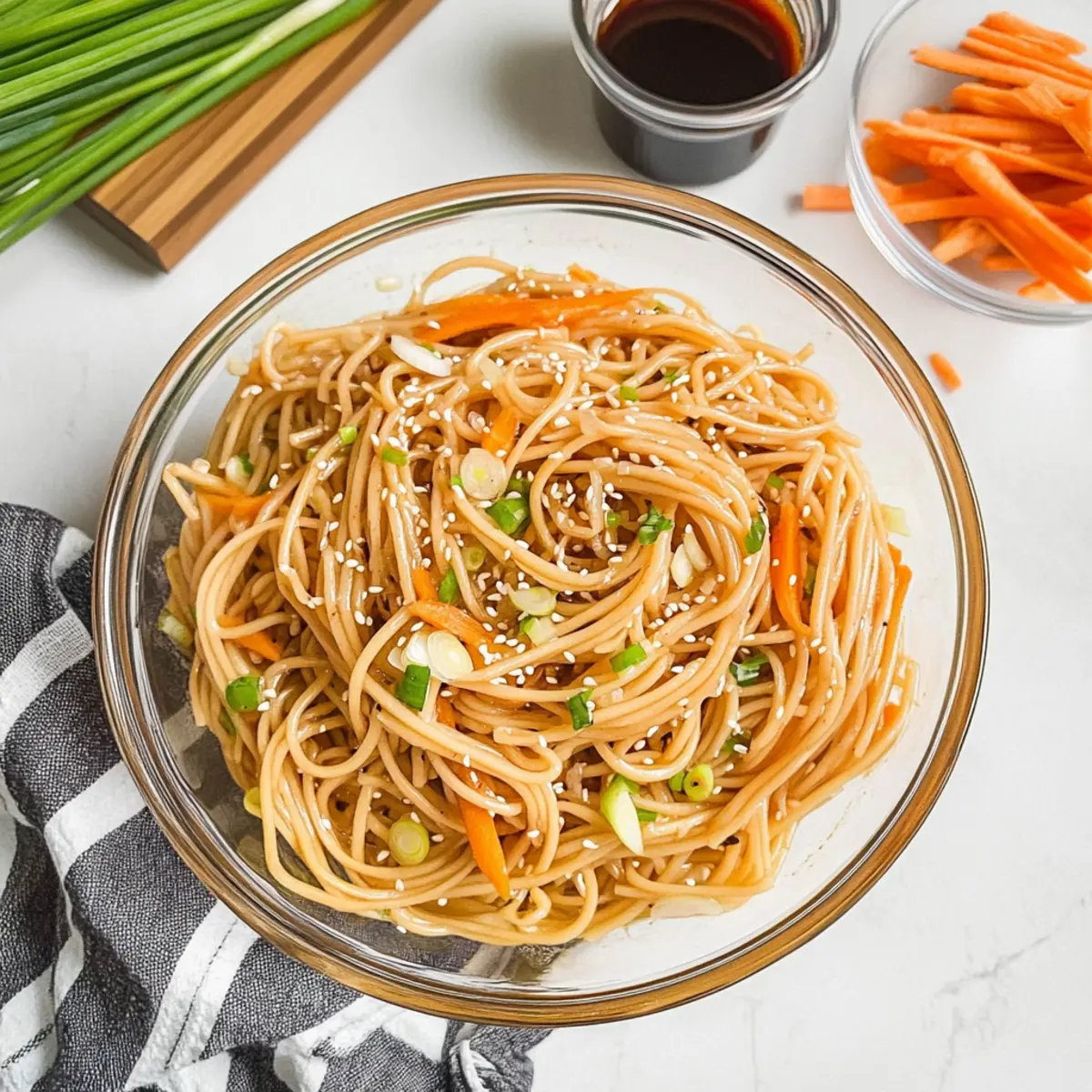 Cold Sesame Noodle Salad