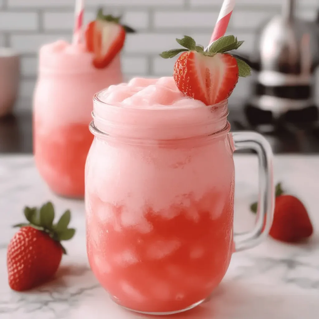 Coconut Strawberry Refresher