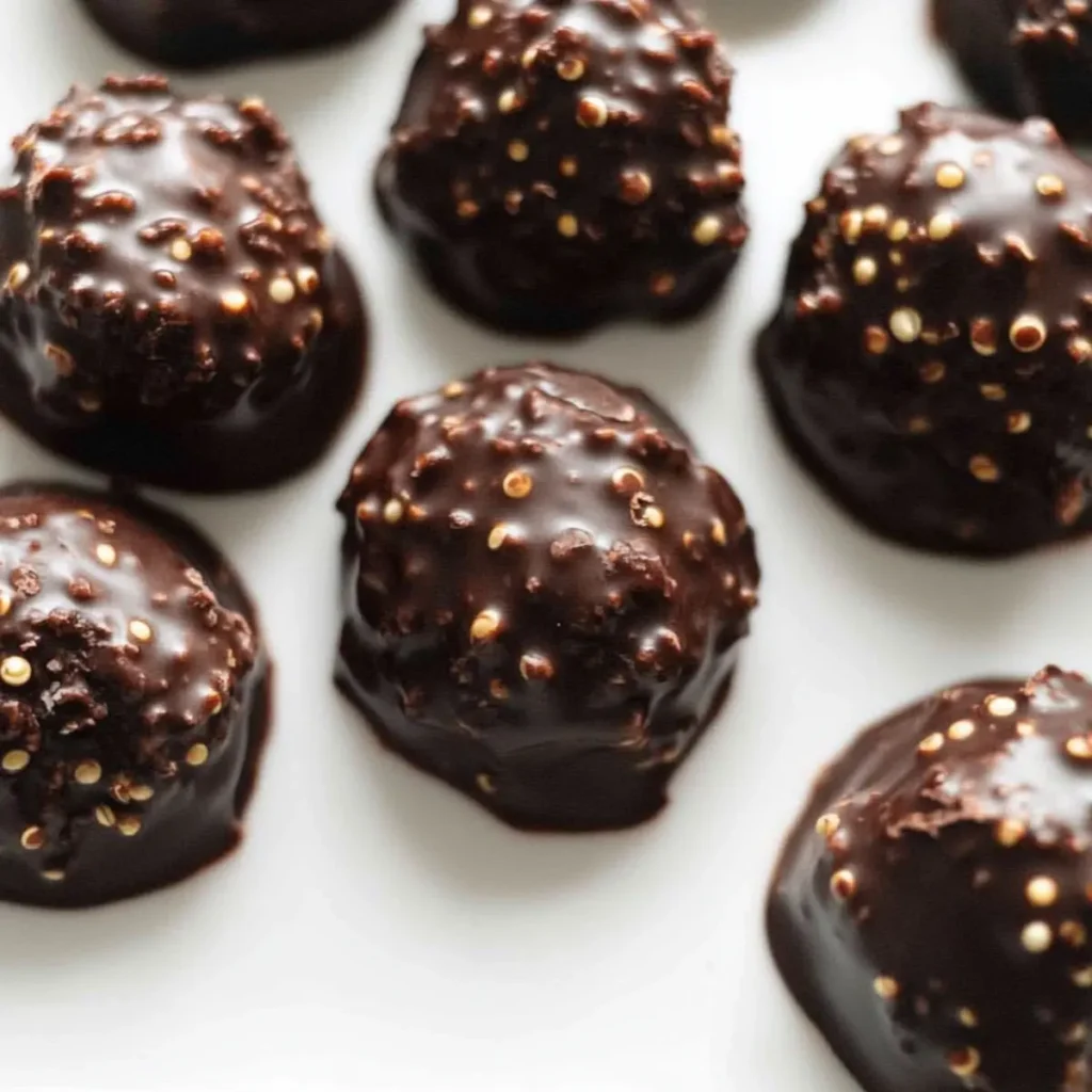 Dark Chocolate Quinoa Crisps