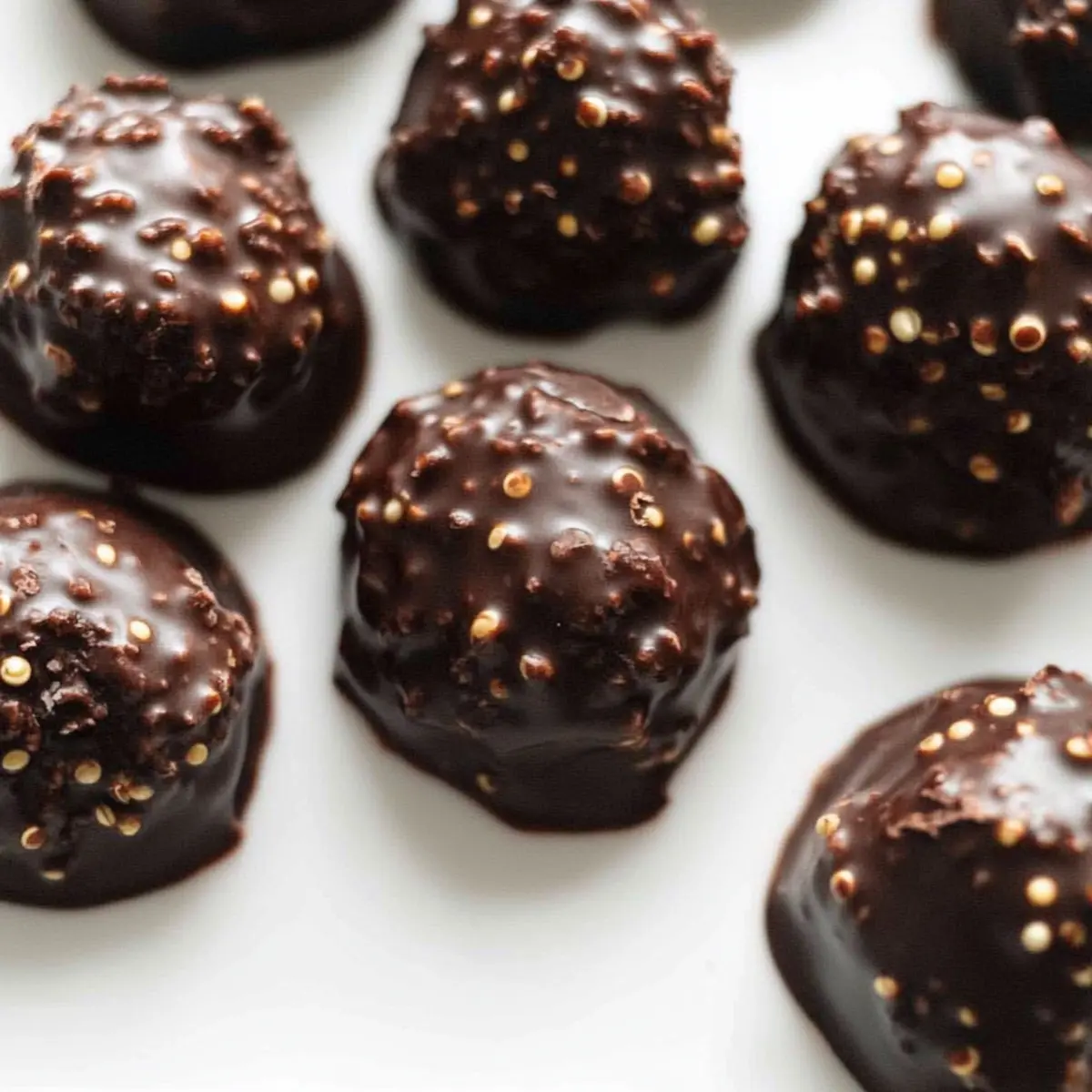 Dark Chocolate Quinoa Crisps