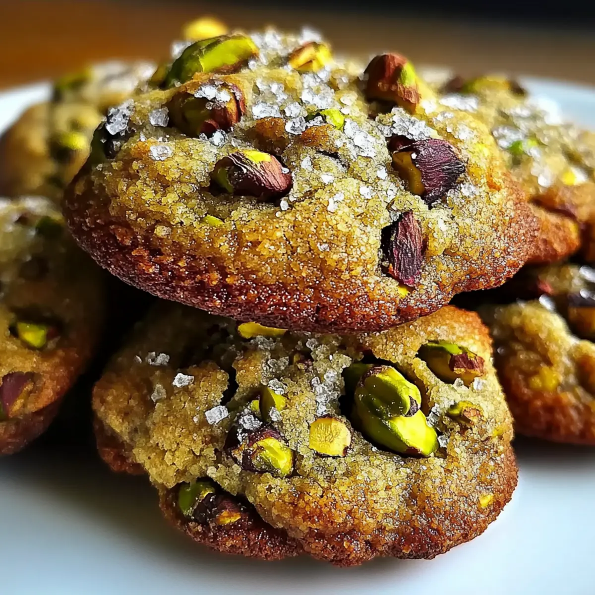 Salted Honey Pistachio Cookies