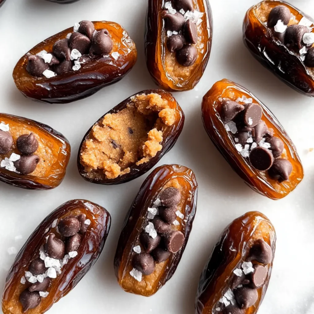 Cookie Dough Stuffed Dates
