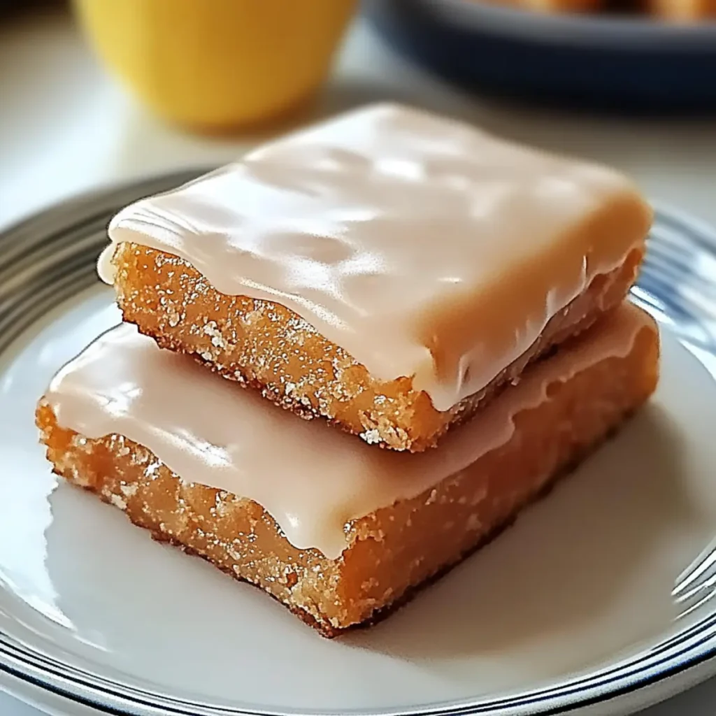 Soft Baked Maple Donut Bars