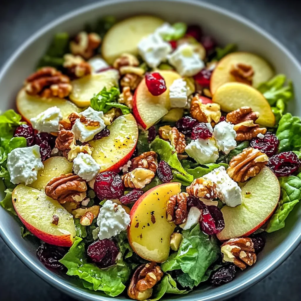 Honeycrisp Apple Feta Salad
