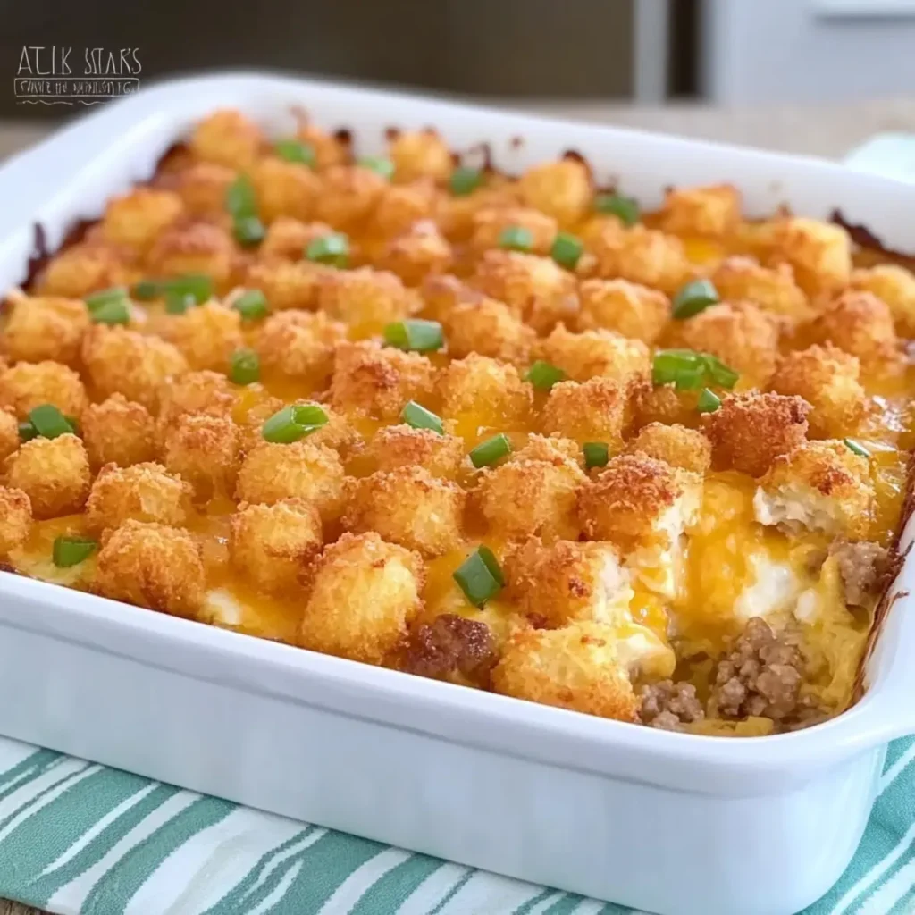 Tater Tot Breakfast Casserole