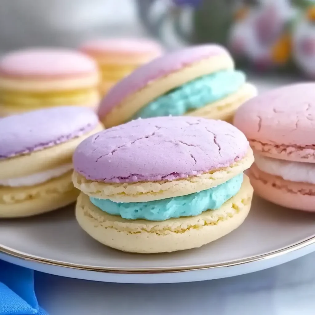 Pastel Sugar Cookie Sandwiches