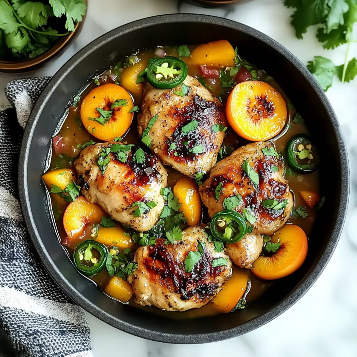 Jalapeno Peach Chicken