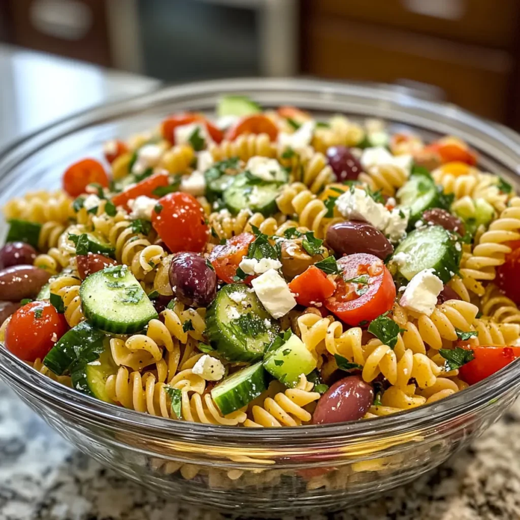 Irresistible Mediterranean Pasta Salad
