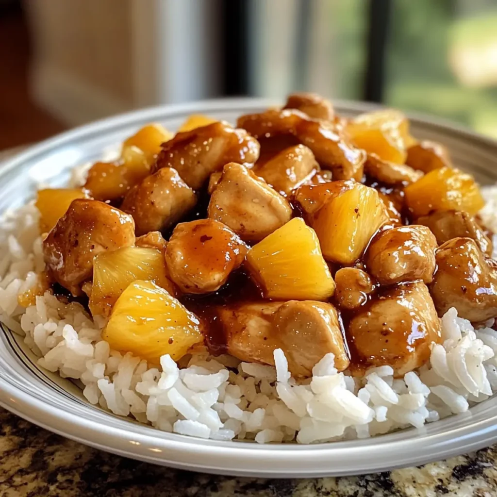 Sweet Hawaiian Crockpot Chicken
