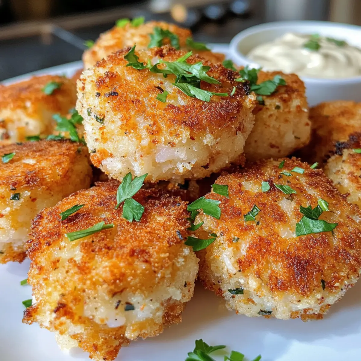 Shrimp Cakes with Lemon Aioli